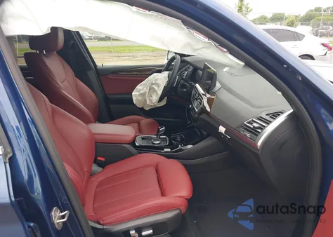 2022 BMW X3 xDrive30I из США, поврежденный, VIN 5UX53DP04N9J98450